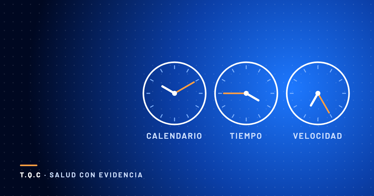 Tres relojes biológicos, tres preguntas distintas